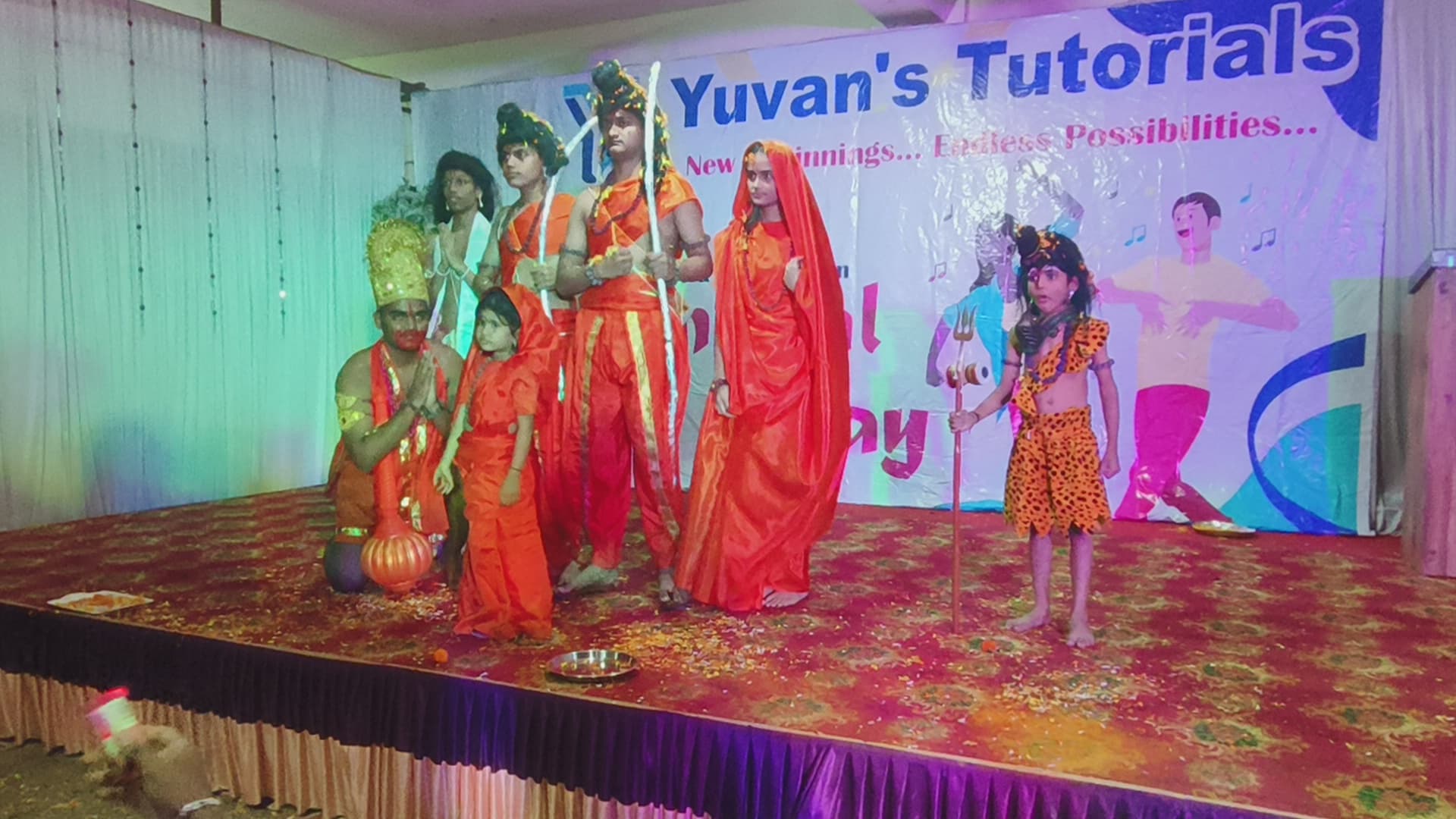 Drama presentation by students