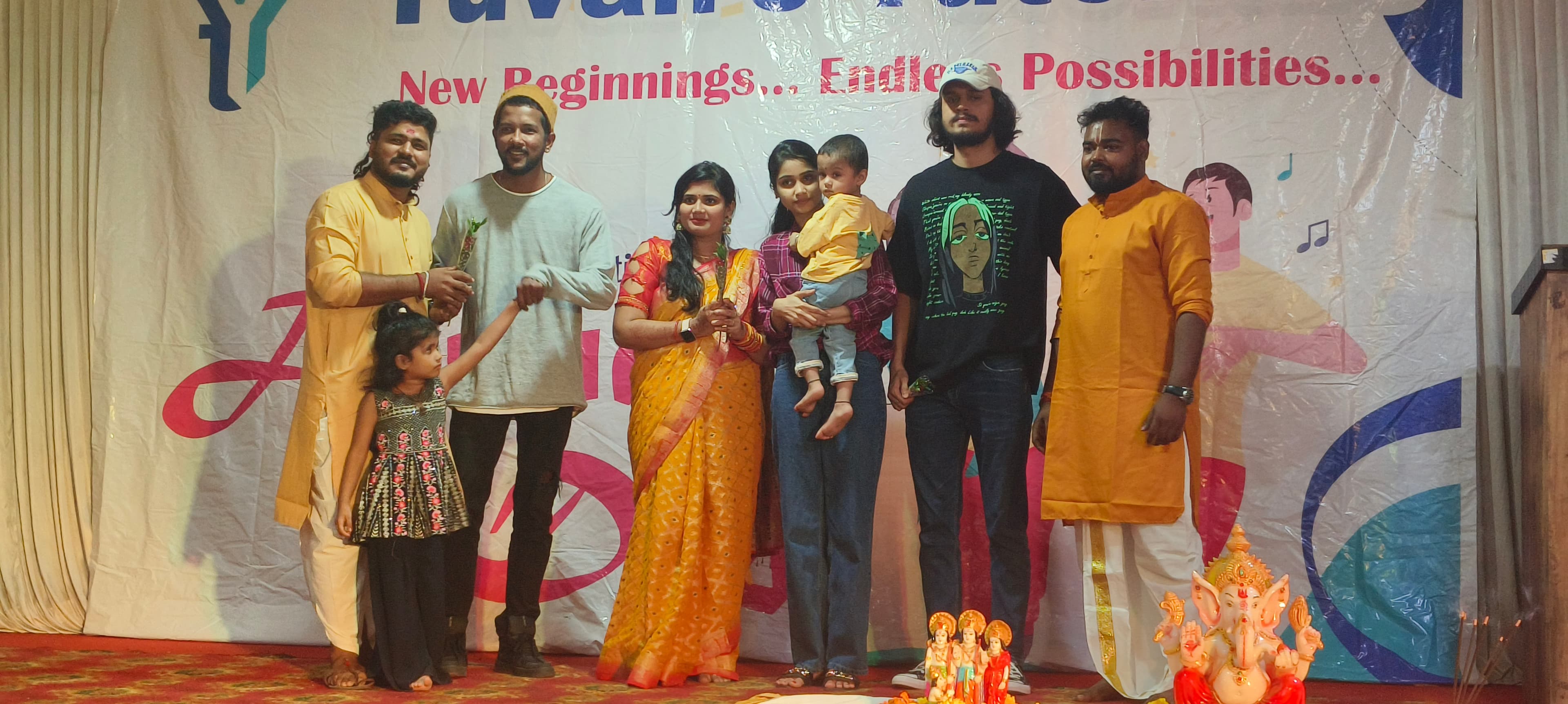 Award ceremony during annual day